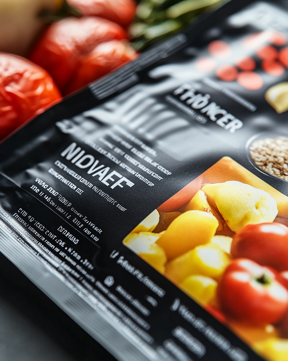 Приклад етикетки з поясненнями щодо її читання